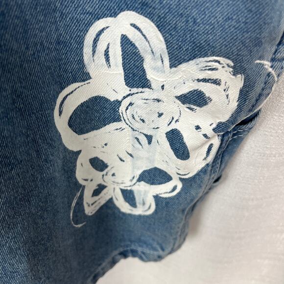 The Ragged Priest Flower Print Shortalls Sz.28 NWT - Picture 10 of 15